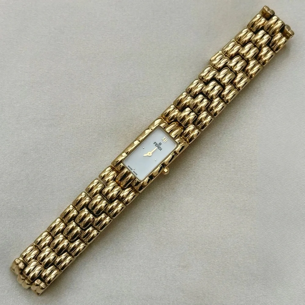 AUTHENTIC VINTAGE FENDI GOLD WATCH
